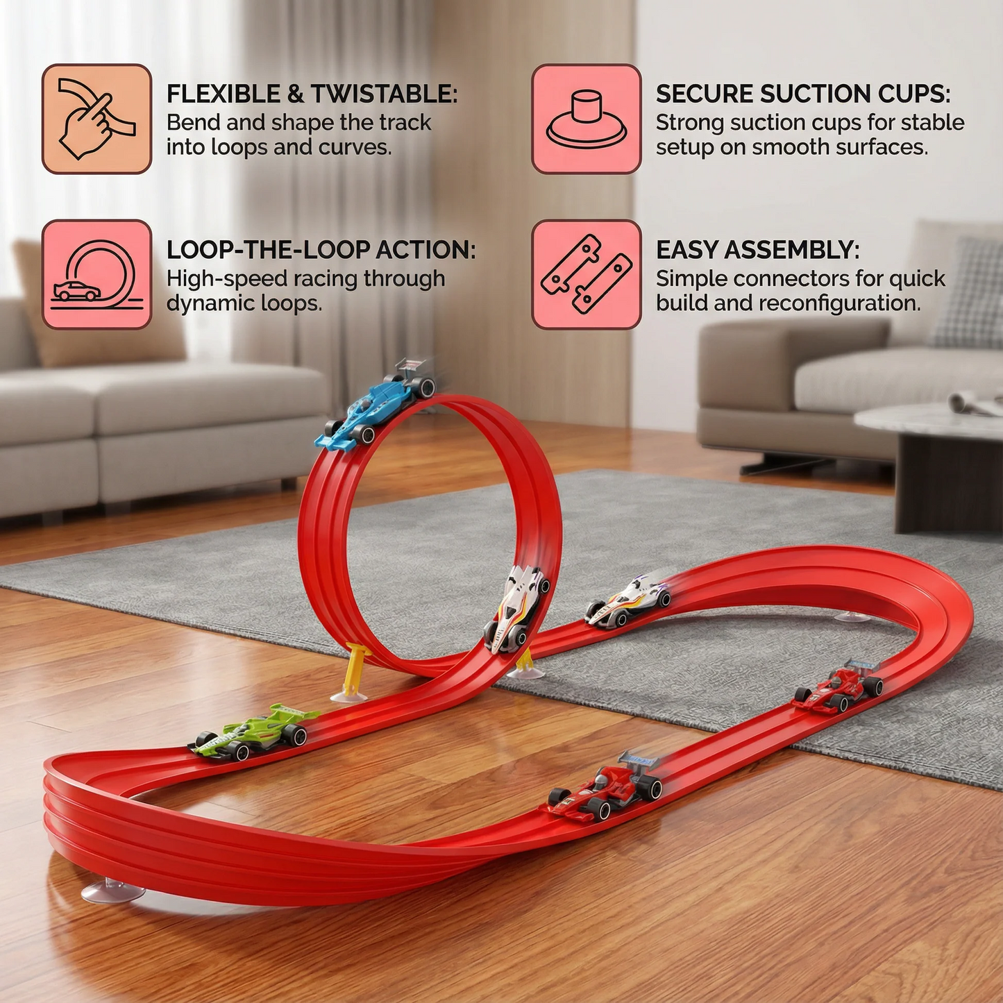Flexible Racing Track Set