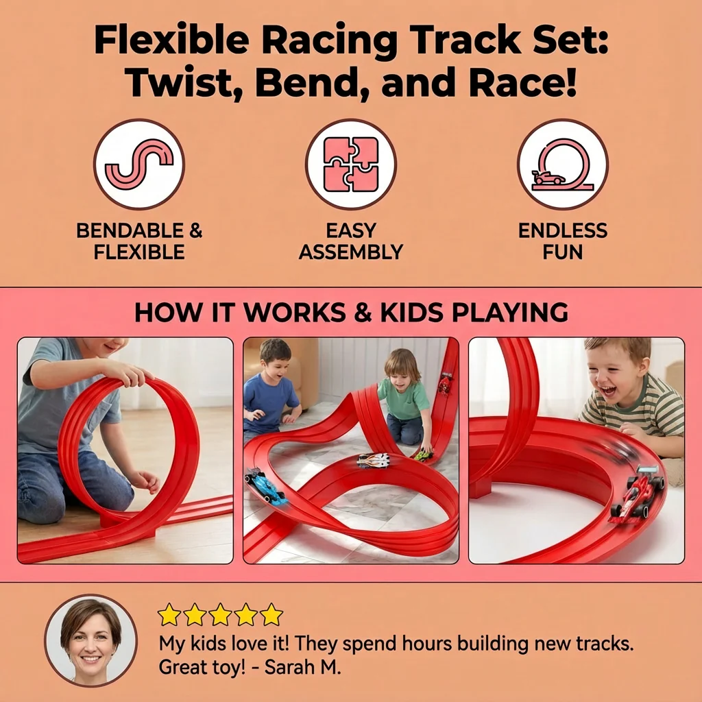 Flexible Racing Track Set
